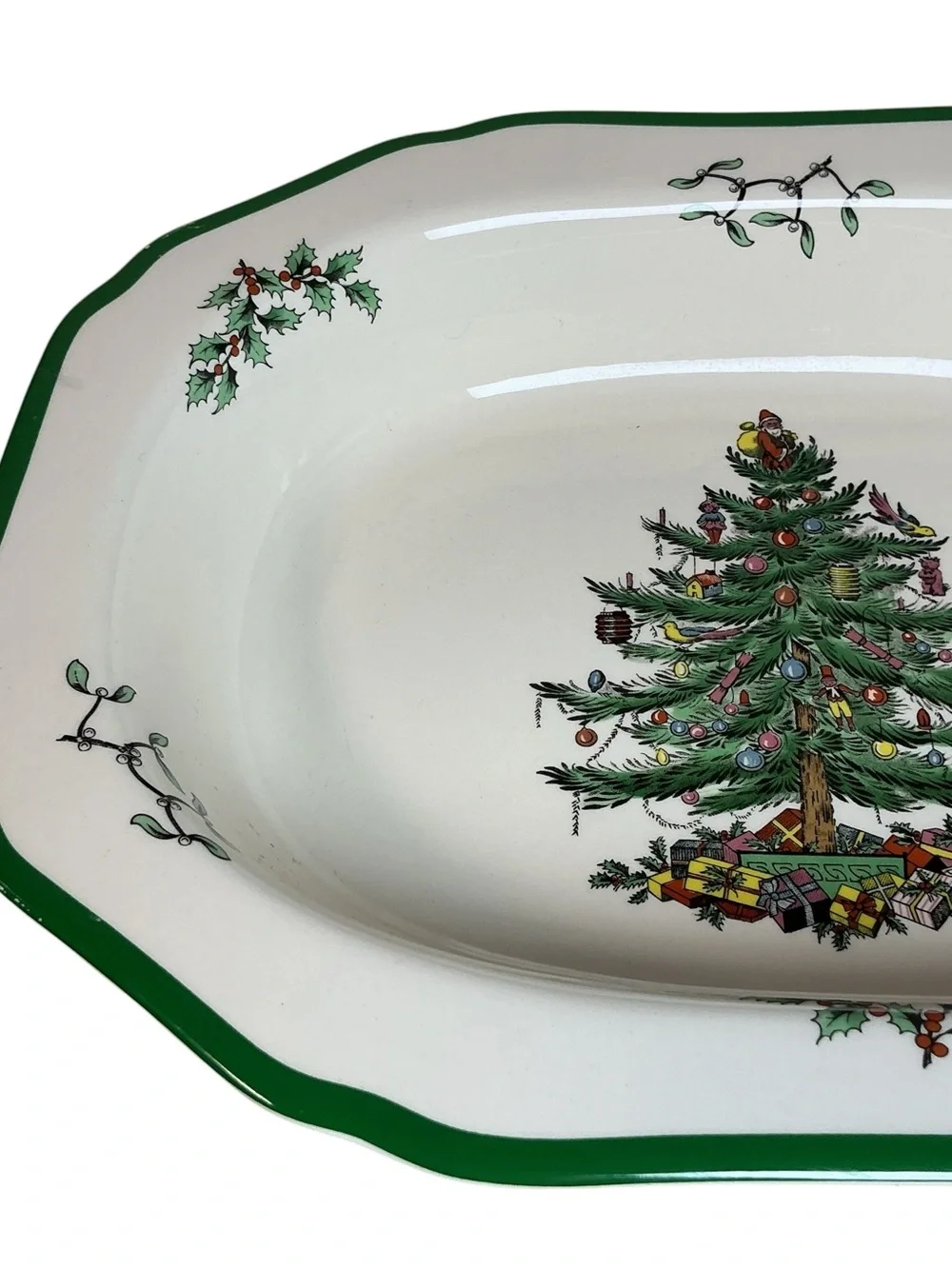 Spode Christmas Tree Serve Dish 11 x 8.5 S3324 R